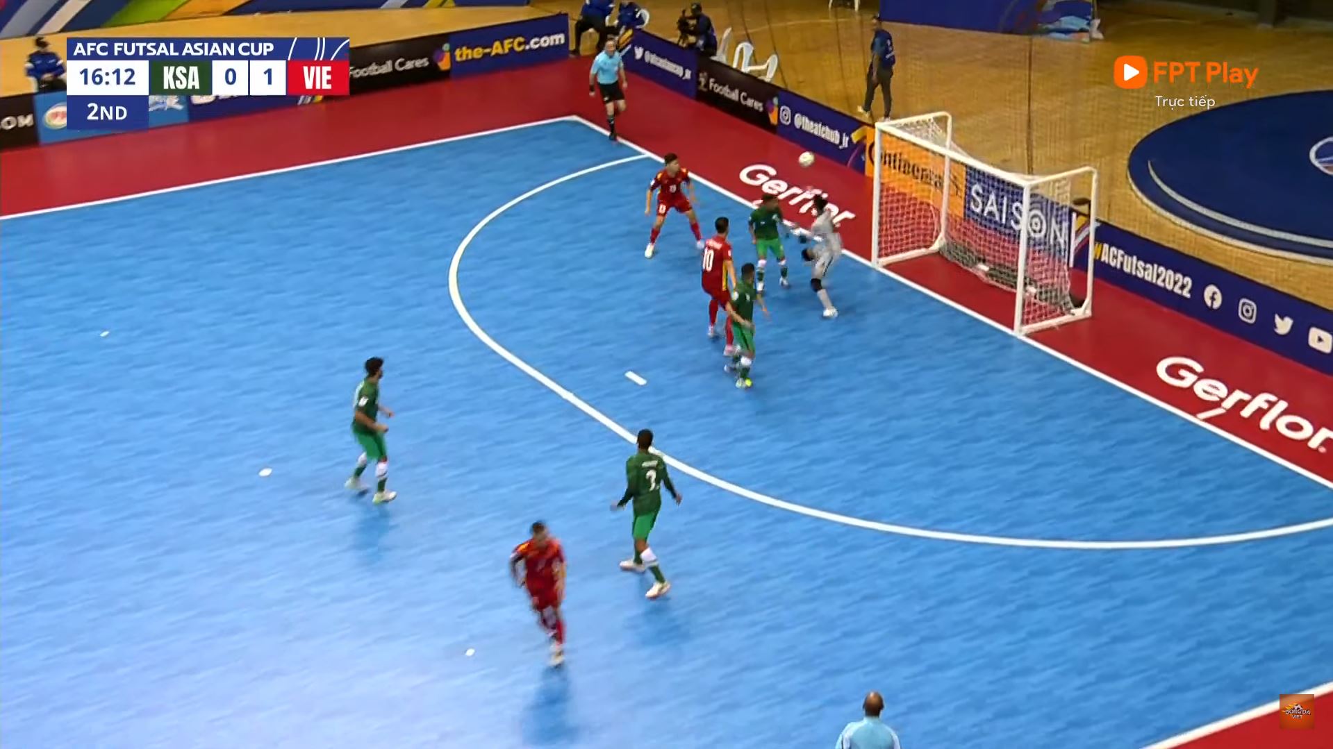 Trực tiếp futsal Việt Nam 1-0 futsal Ả Rập Xê Út: Anh Duy tỏa sáng 195280