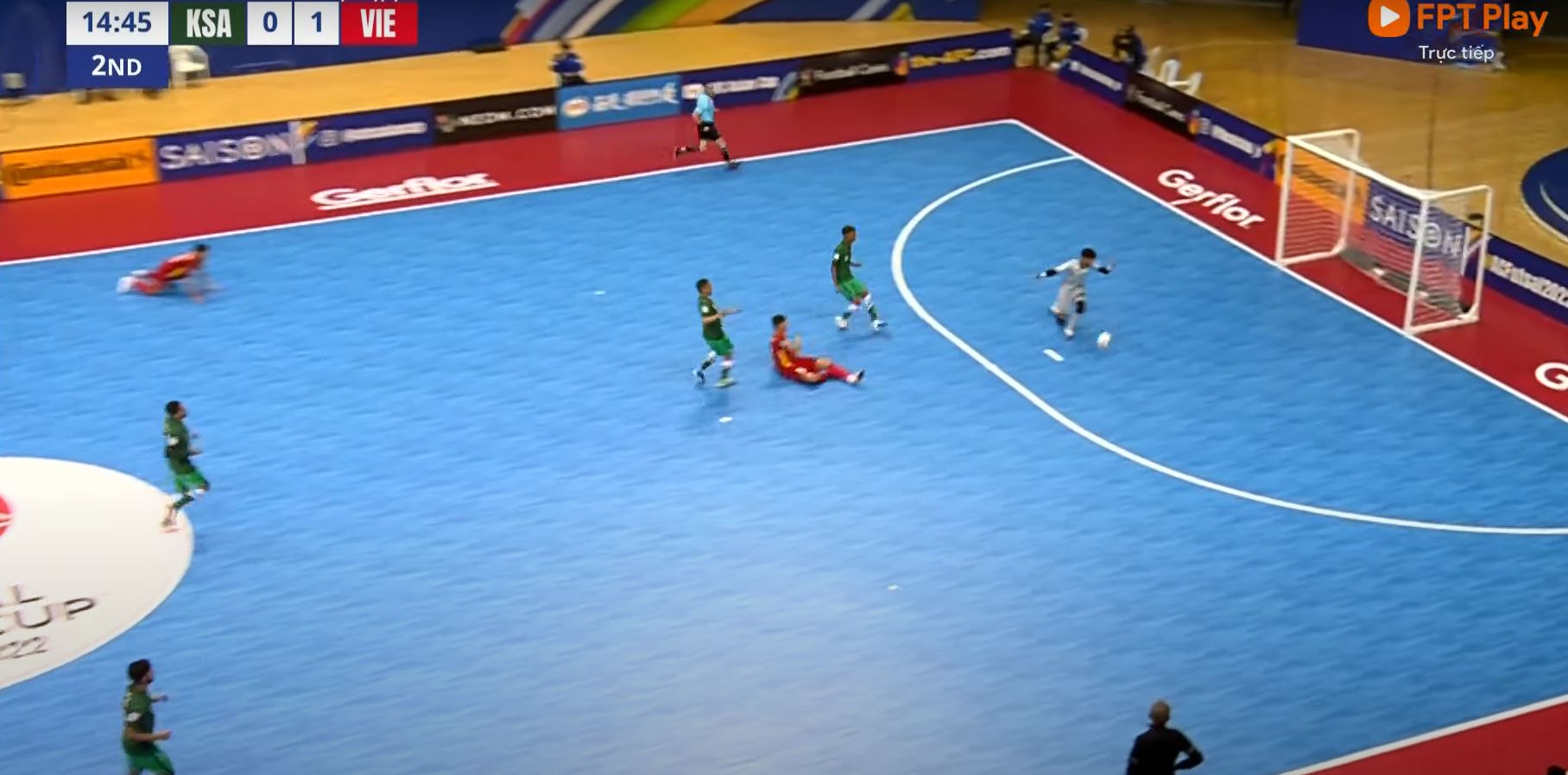 Trực tiếp futsal Việt Nam 1-0 futsal Ả Rập Xê Út: Anh Duy tỏa sáng 195283