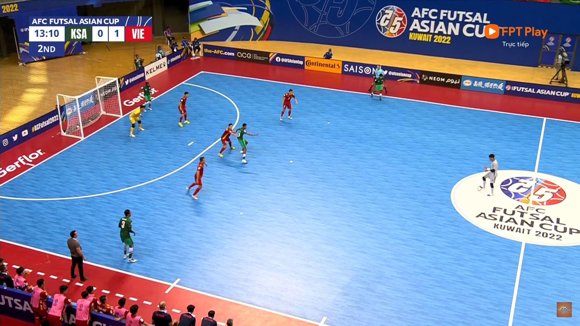 Trực tiếp futsal Việt Nam 1-0 futsal Ả Rập Xê Út: Anh Duy tỏa sáng 195287