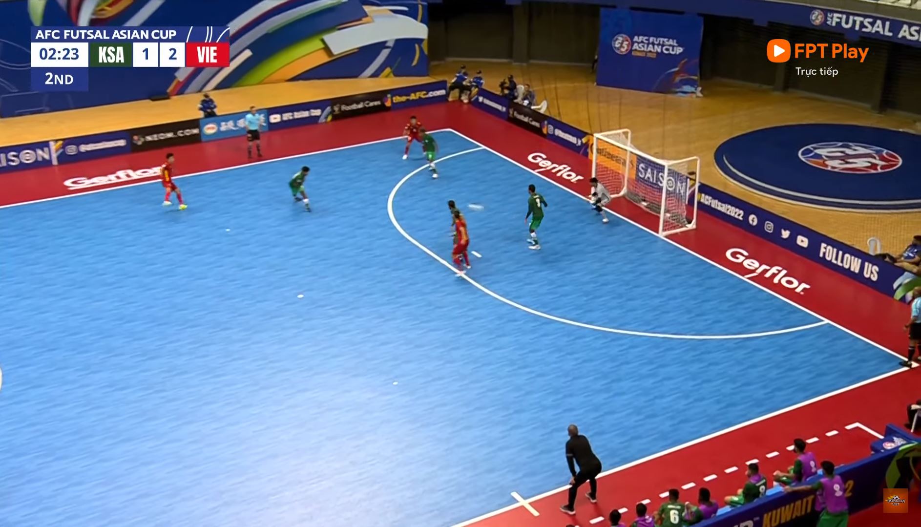 Trực tiếp futsal Việt Nam 2-1 futsal Ả Rập Xê Út: Bàn phản lưới nhà 195304