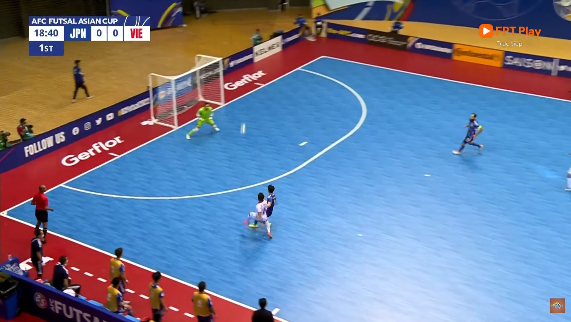 Trực tiếp futsal Việt Nam 0-0 Nhật Bản: Đối thủ lấn lướt 196123