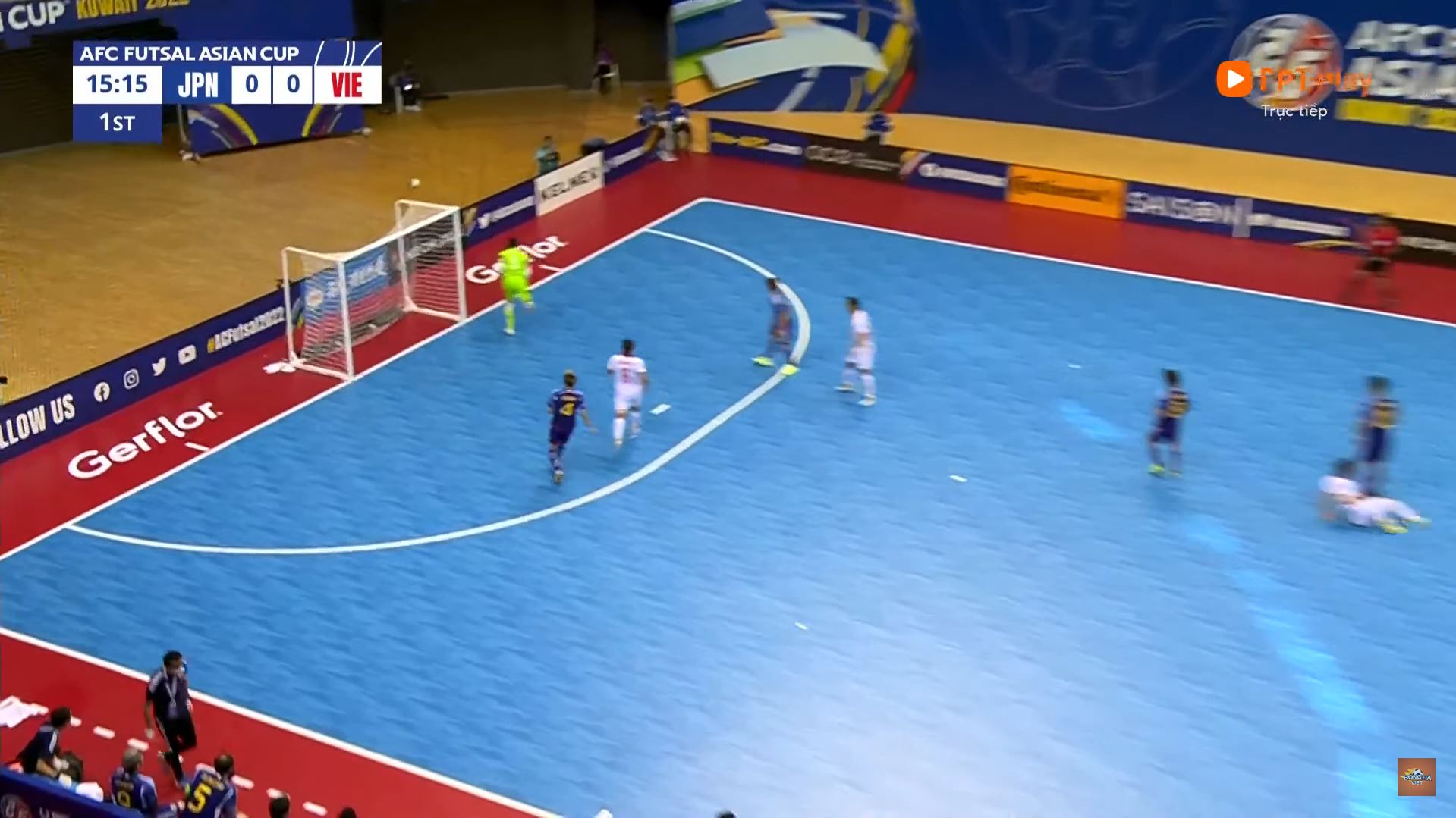 Trực tiếp futsal Việt Nam 0-0 Nhật Bản: Đối thủ lấn lướt 196127