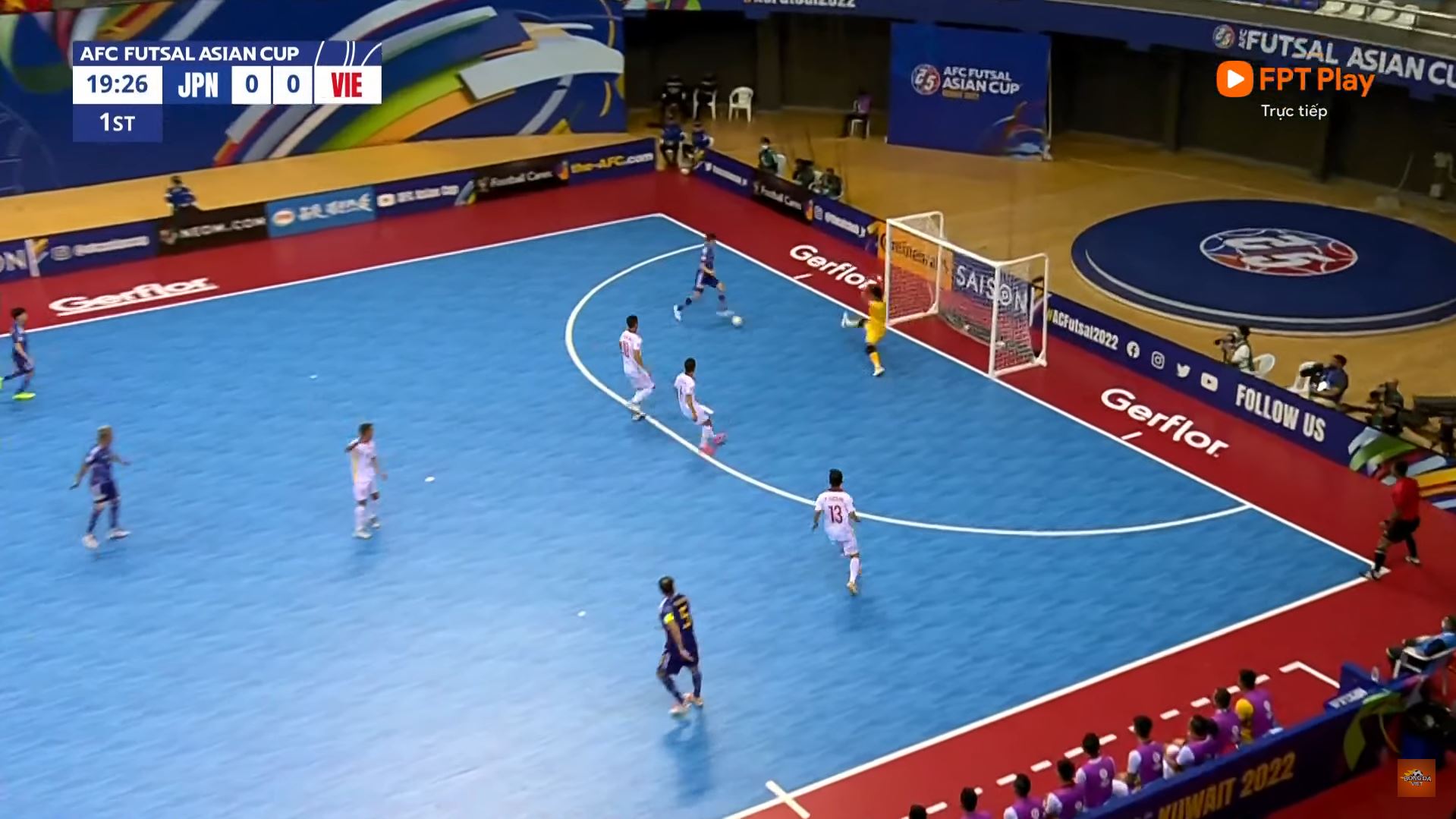 Trực tiếp futsal Việt Nam 0-0 Nhật Bản: Nhập cuộc hứng khởi 196121