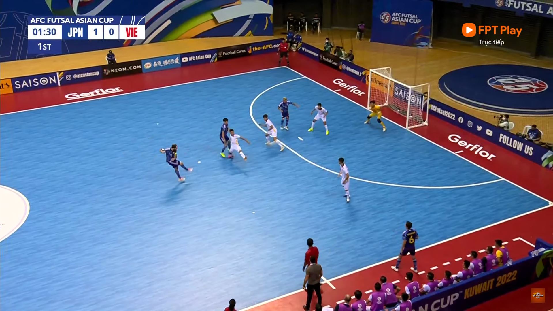 Trực tiếp futsal Việt Nam 0-1 Nhật Bản: Đối thủ dẫn trước 196138