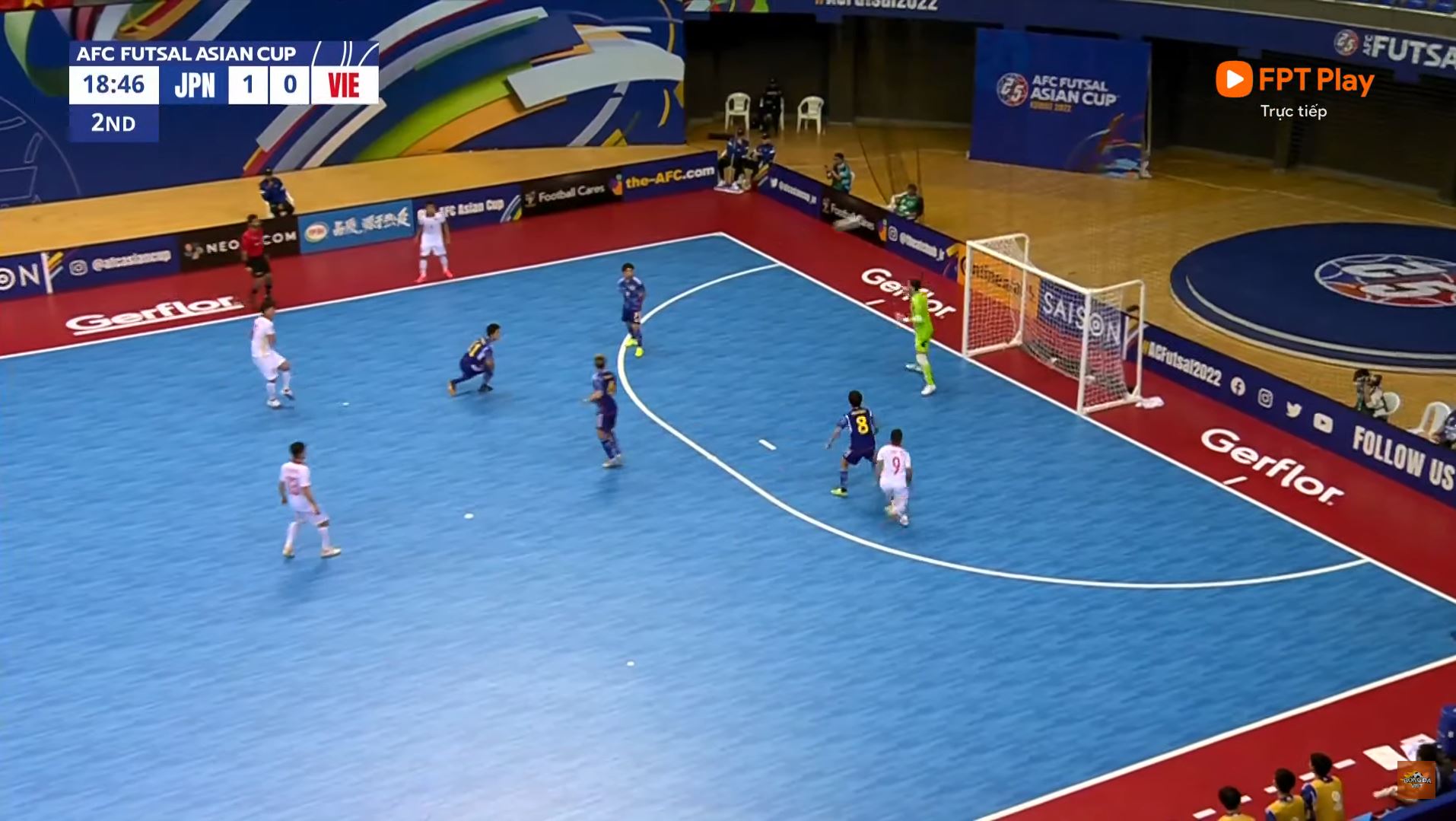 Trực tiếp futsal Việt Nam 0-1 Nhật Bản: Đối thủ dẫn trước 196156