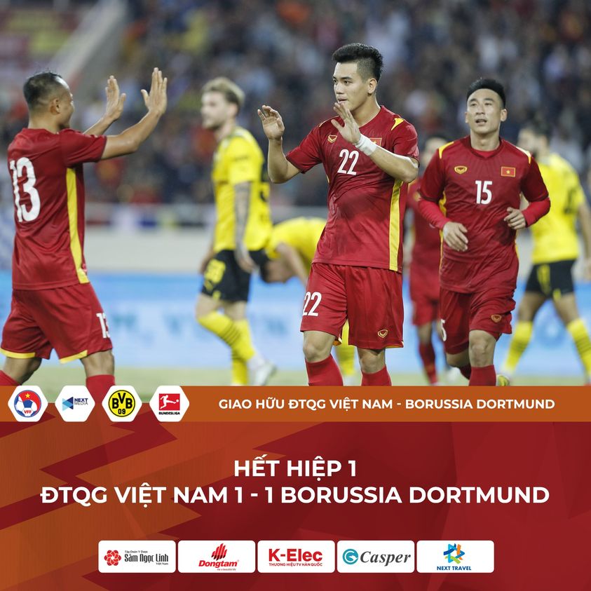 Trực tiếp Việt Nam 1-1 Dortmund: Tiến Linh lên tiếng (HẾT HIỆP 1) 225974