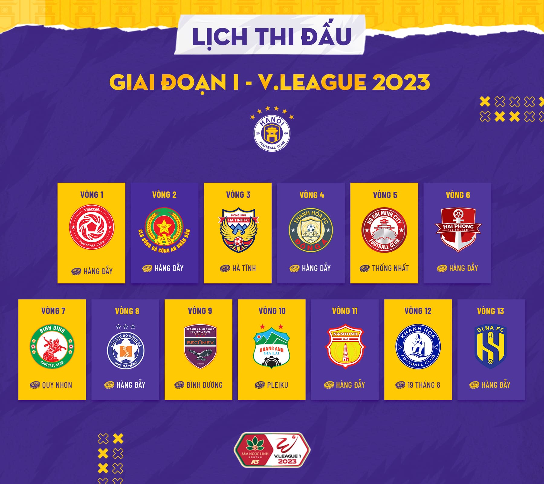 SVĐ Hàng Đẫy 'căng mình' khi 3 CLB sử dụng tại V-League 2023 236197