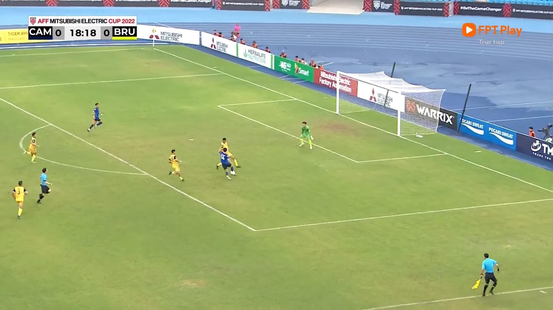 Trực tiếp Campuchia 0-0 Brunei: Thế trận cởi mở 237567