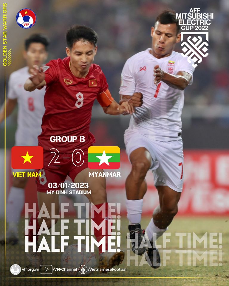 Trực tiếp Việt Nam 2-0 Myanmar: Hoàn toàn vượt trội 238913