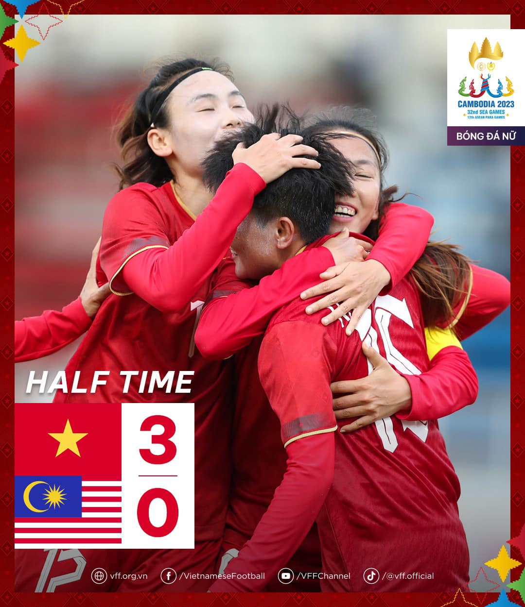 Trực tiếp nữ Việt Nam 3-0 nữ Malaysia: Hoàn toàn áp đảo 275503