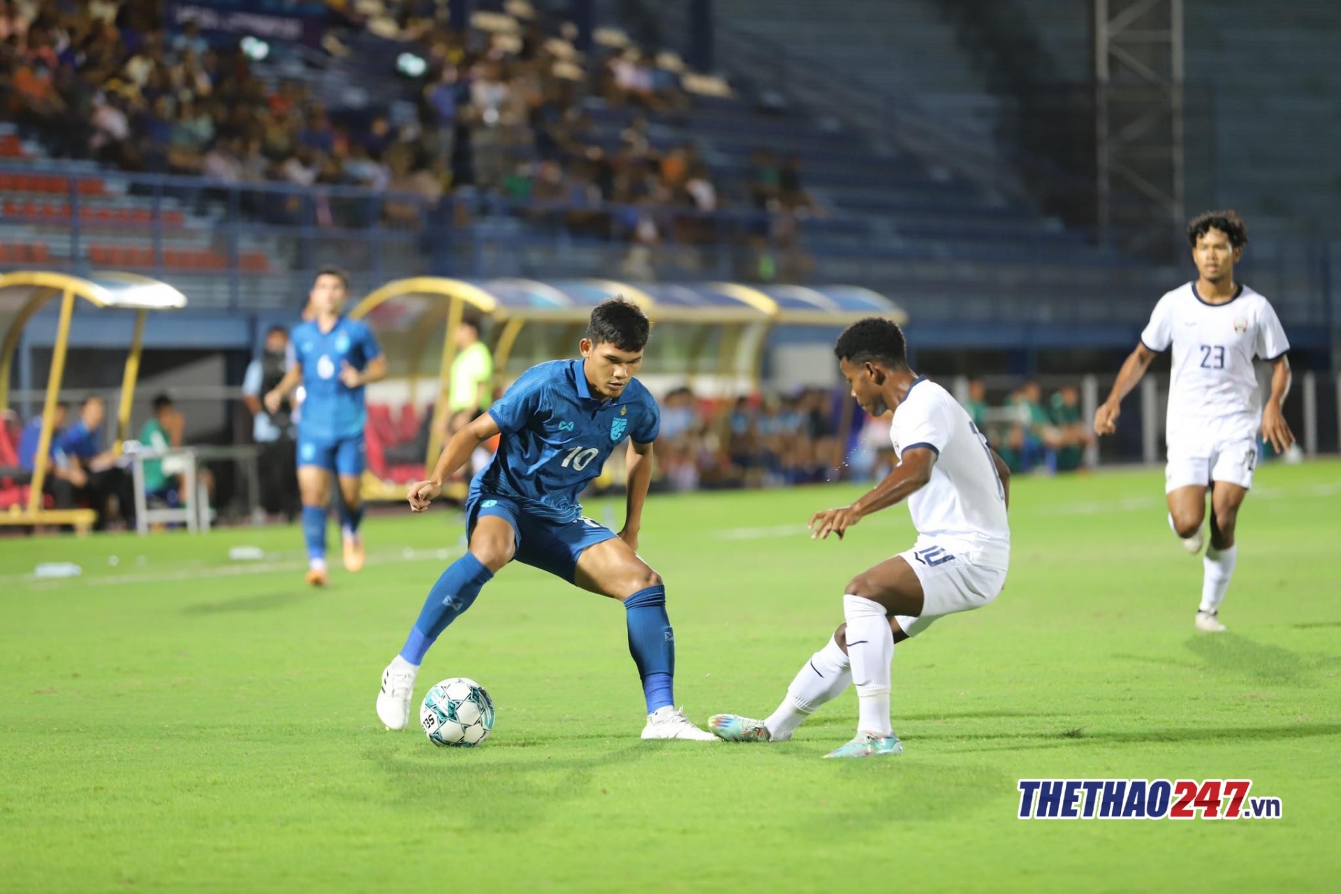 Trực tiếp U23 Thái Lan 1-0 U23 Campuchia: Phản lưới nhà 316287