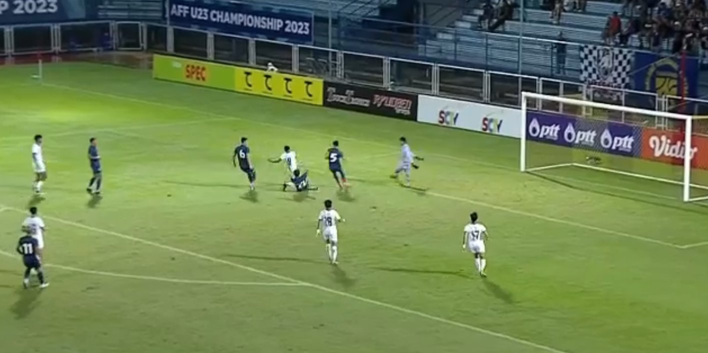 Trực tiếp U23 Thái Lan 1-0 U23 Campuchia: Phản lưới nhà 316290