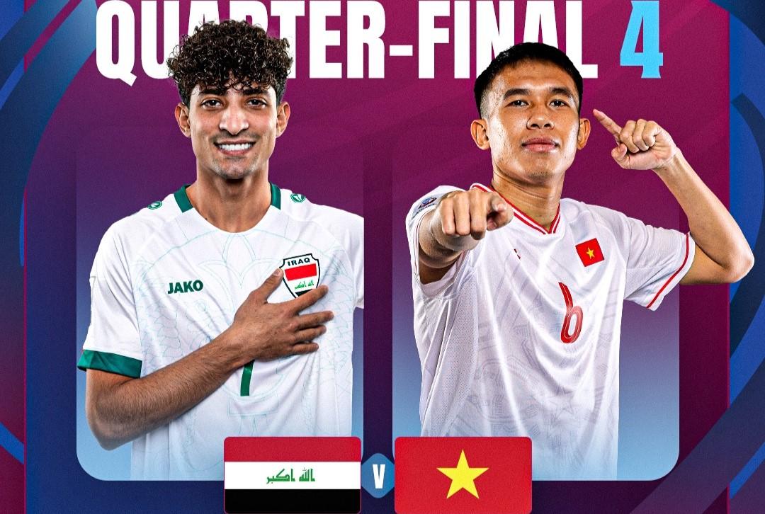 Trực tiếp U23 Việt Nam 0-0 U23 Iraq: Thế trận chặt chẽ