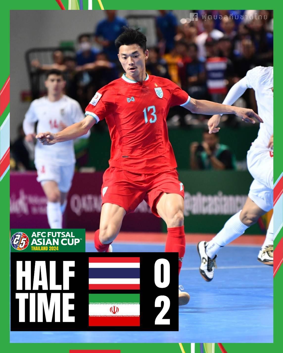 Trực tiếp futsal Thái Lan 0-2 Iran: Đẳng cấp khác biệt 453504