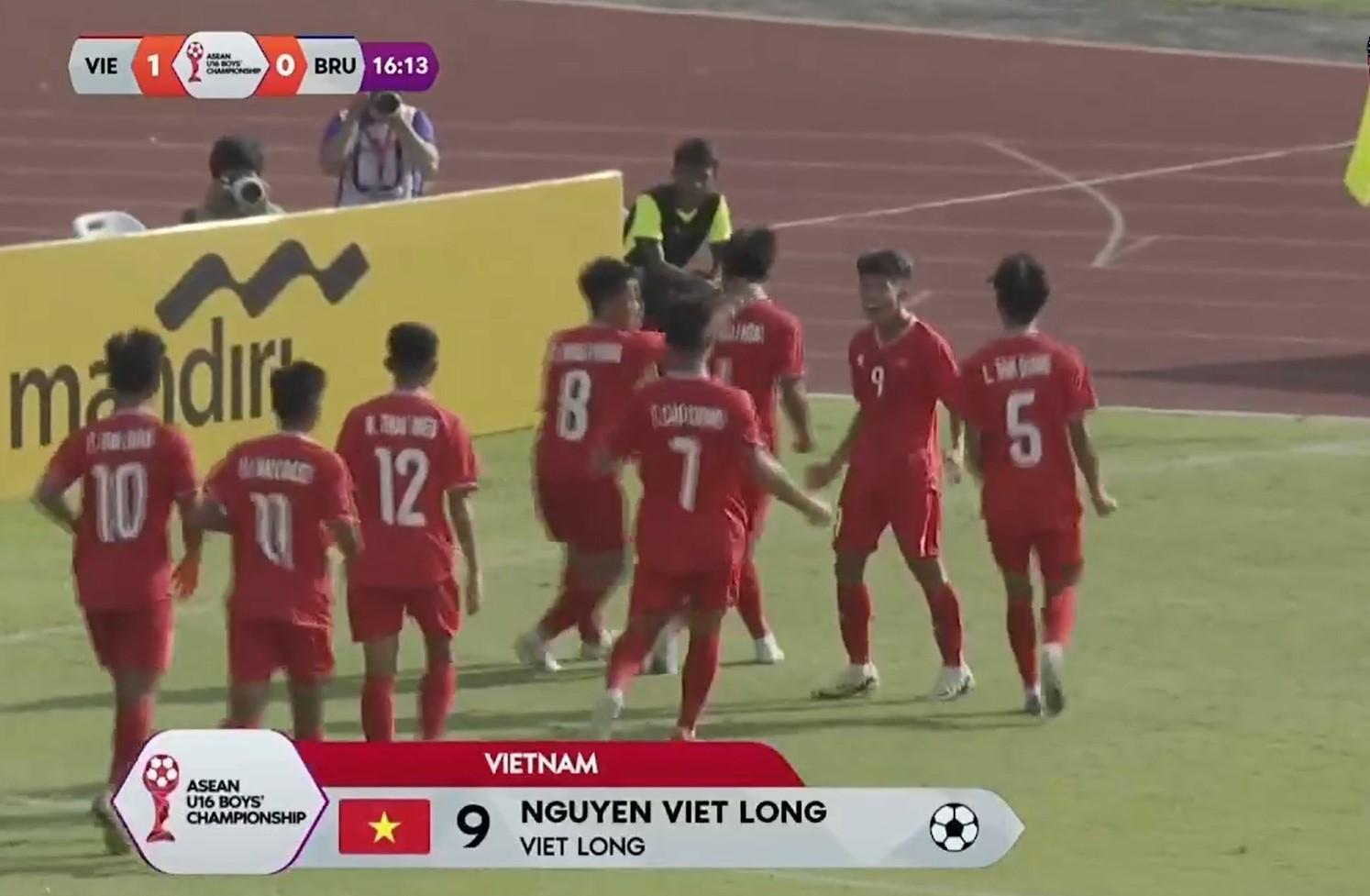 Trực tiếp U16 Việt Nam 0-0 U16 Brunei: Áp đảo 485563