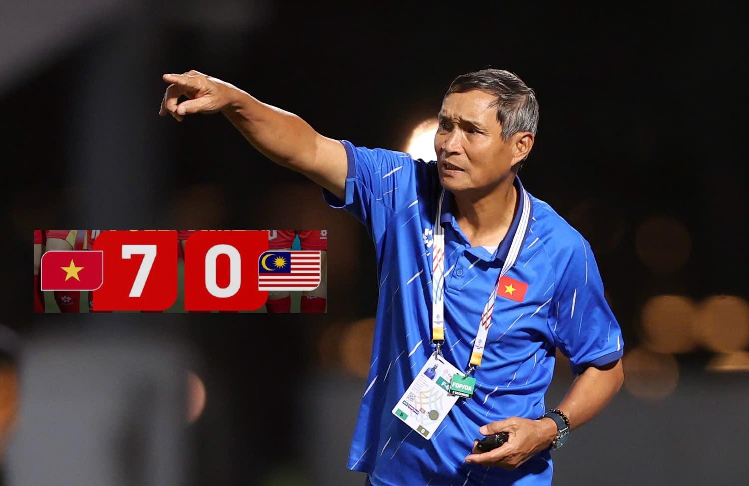 Đại thắng Malaysia 7-0, HLV tuyển Việt Nam vẫn muốn đậm hơn nữa