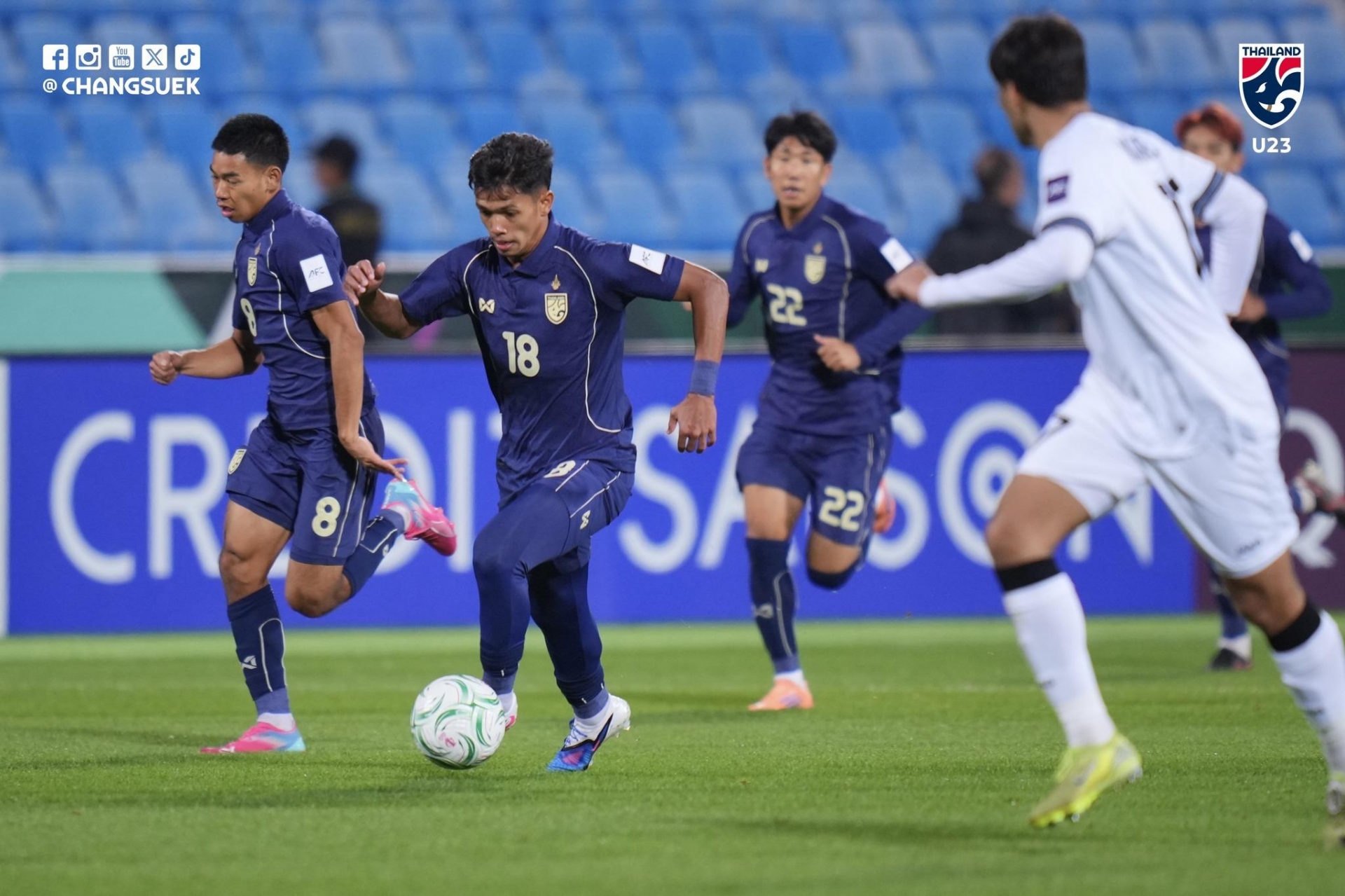 Trực tiếp U23 Thái Lan vs U23 Trung Quốc: Đã có đội hình