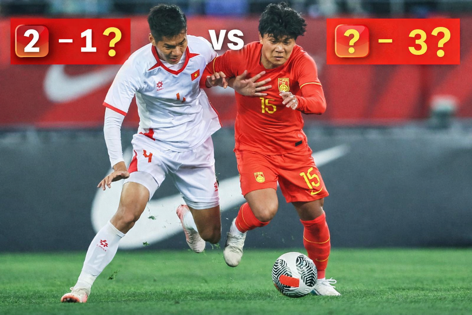 Siêu máy tính chỉ thẳng kết quả trận U23 Việt Nam vs U23 Trung Quốc