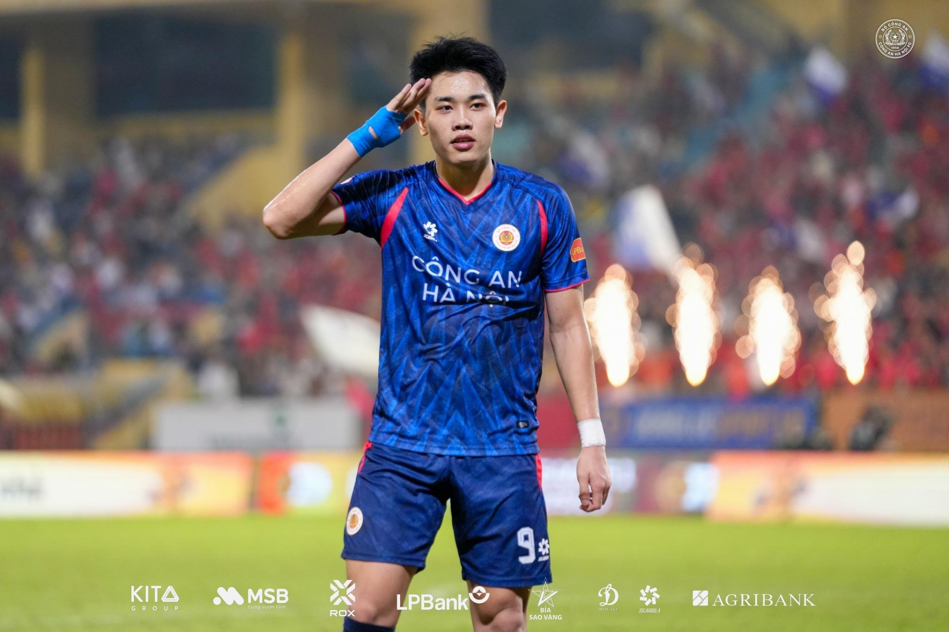 Trực tiếp bóng đá PVF CAND 0-1 CAHN: Đình Bắc nổ súng