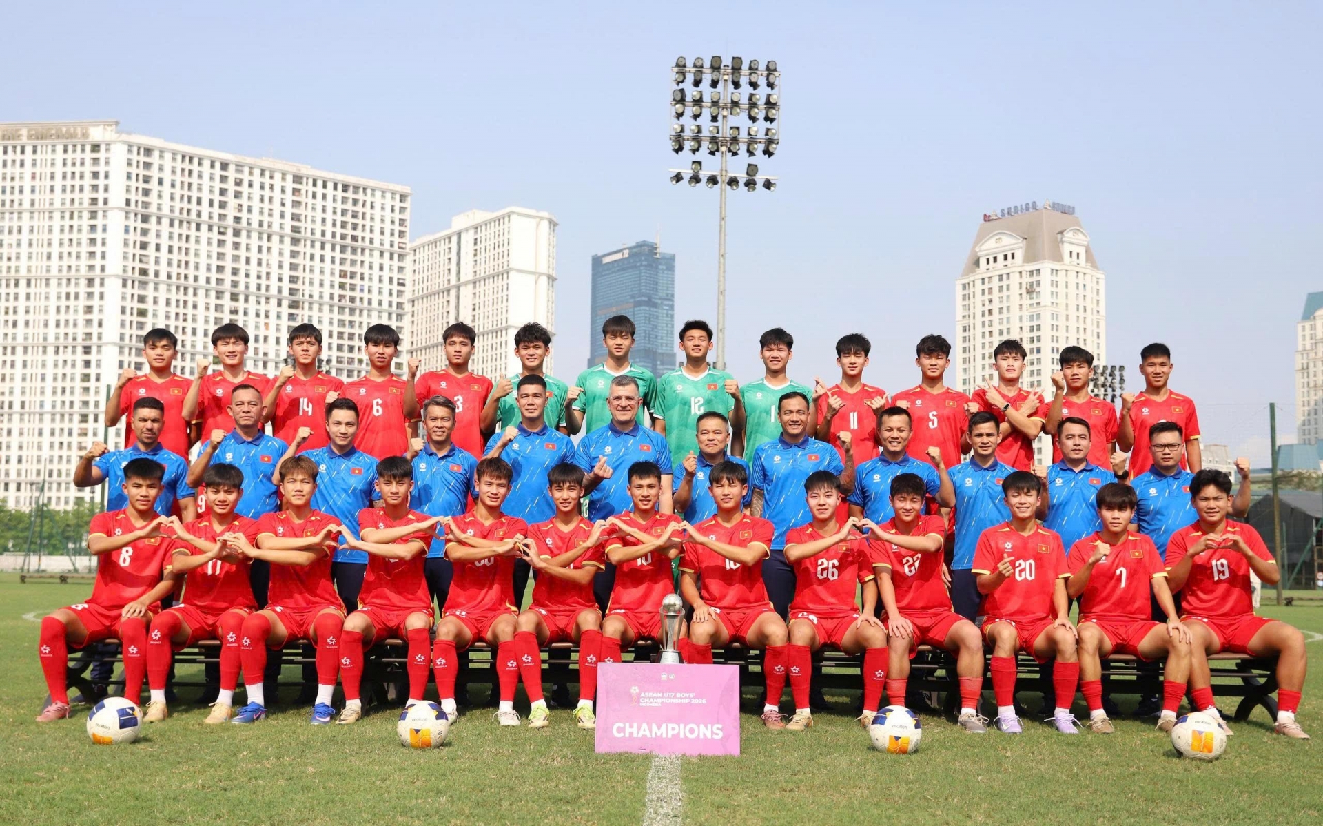 AFF chúc mừng U17 Việt Nam vô địch Đông Nam Á 2026