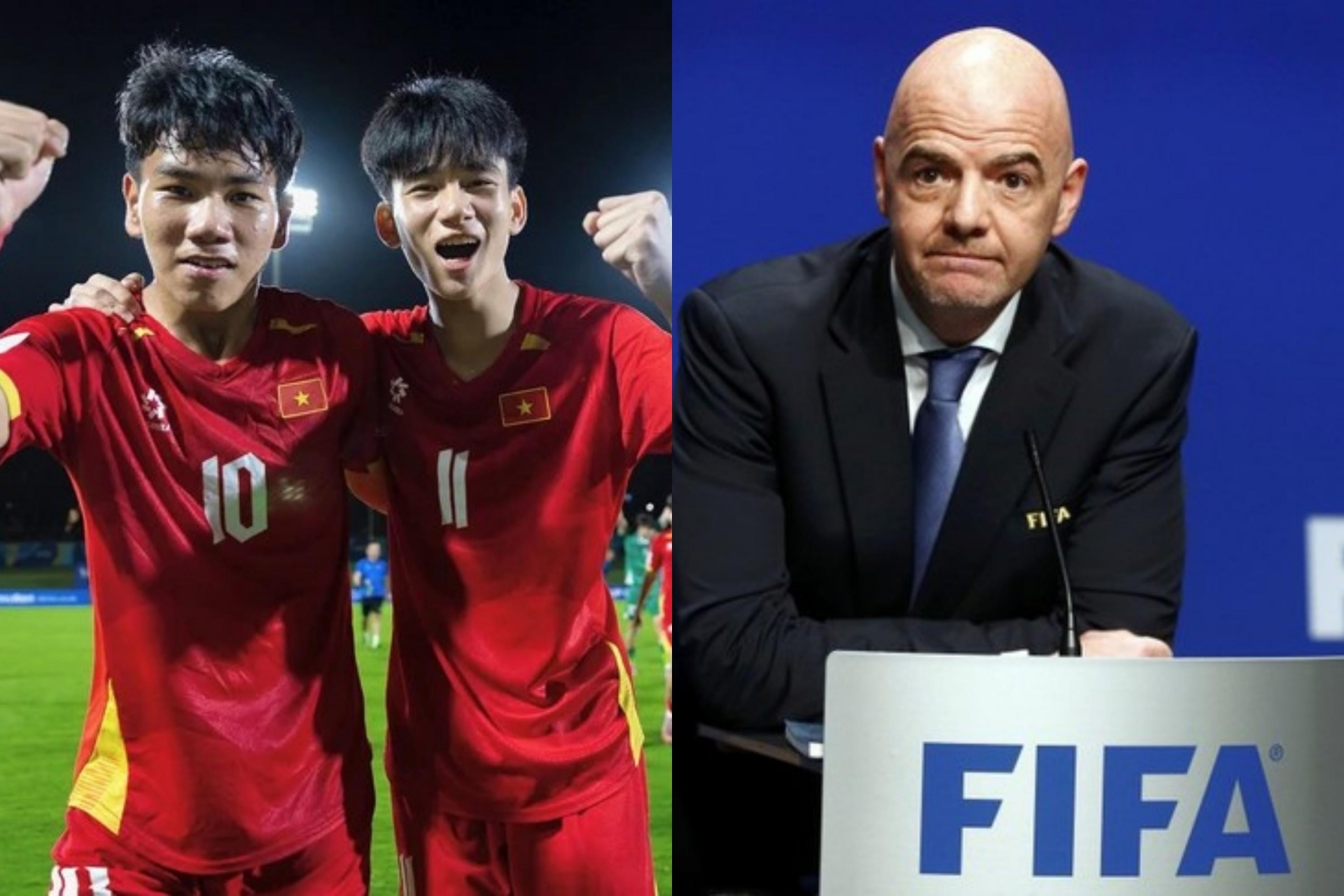 CHÍNH THỨC: FIFA đã sửa sai, điền tên U17 Việt Nam dự World Cup