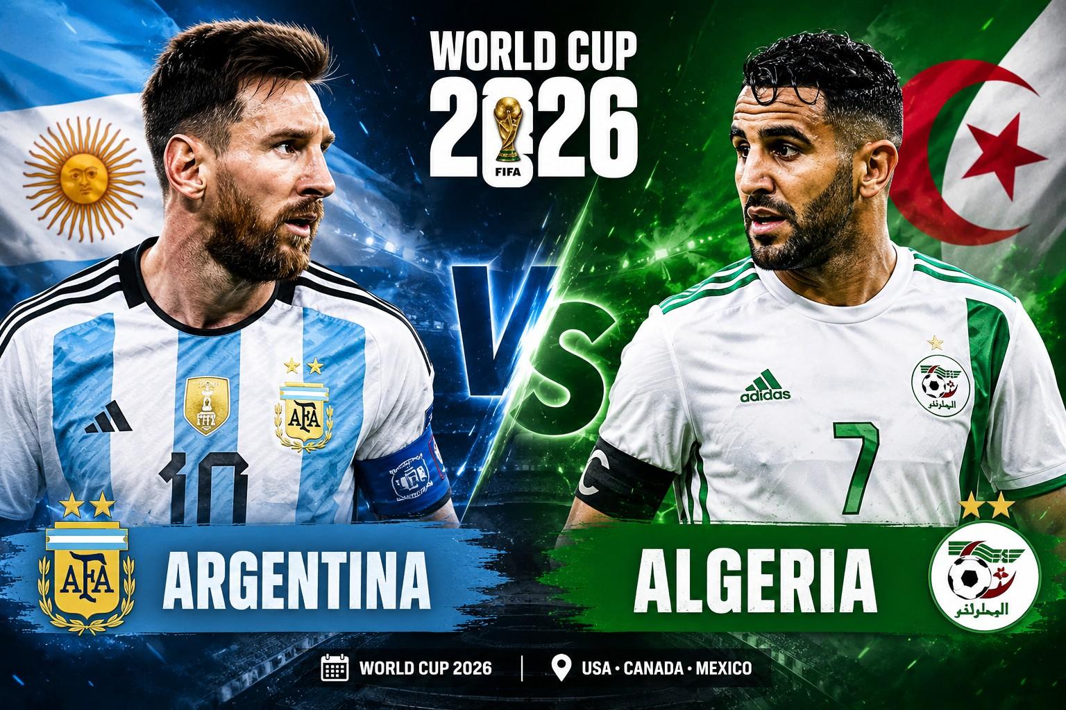 Trực tiếp bóng đá Argentina vs Algeria: Lionel Messi đá chính