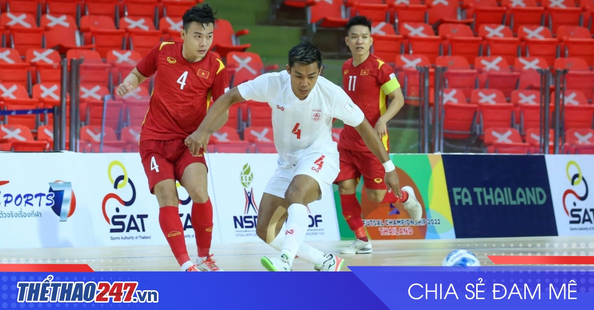 thumbnail - Trực tiếp futsal Việt Nam 0-0 futsal Myanmar: Đôi công hấp dẫn LIVE