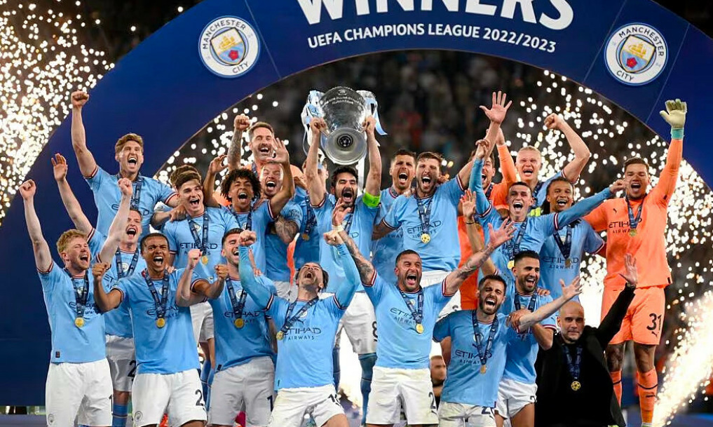 Man City lần đầu vô địch C1: Không còn là 'gã hàng xóm ồn ào' của Man Utd 290857