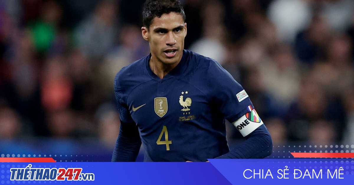 Raphael Varane đứng trước thời khắc lịch sử tại World Cup 2022