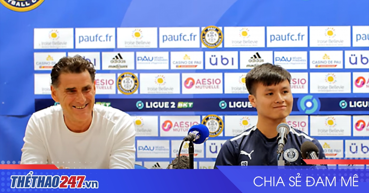 thumbnail - HLV Pau FC bất ngờ khen Quang Hải ngay trước thềm ngày khai màn Ligue 2