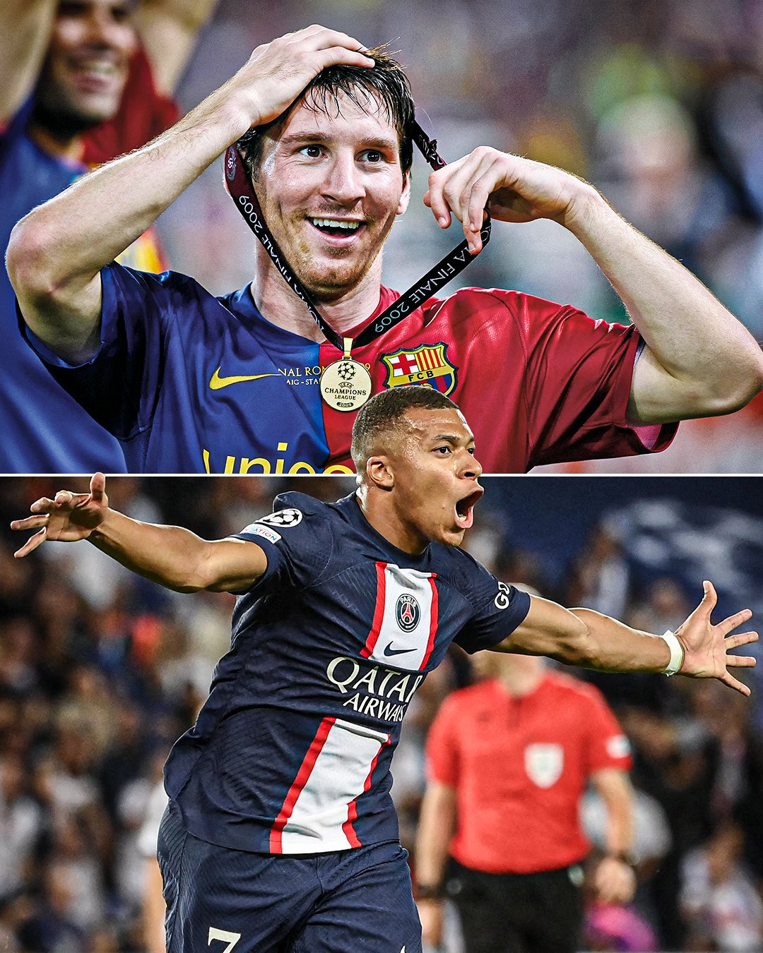 Bị Haaland bám đuổi, Mbappe 'bứt tốc' vượt qua cả Messi tại Cúp C1 183198