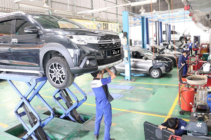 Suzuki công bố thông tin về xe Ertiga sửa 9 tháng và hậu mãi  phụ tùng