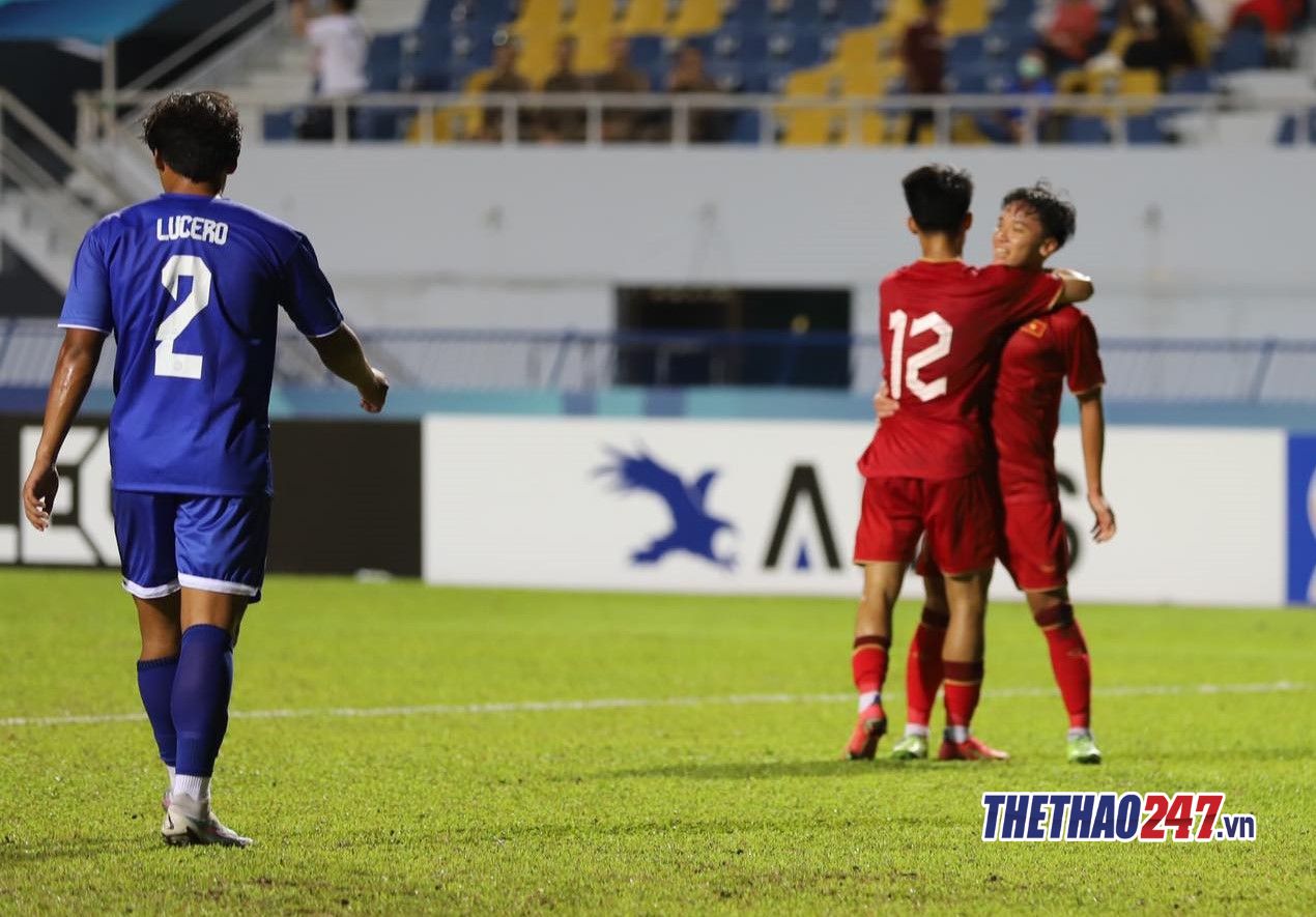 Trực tiếp U23 Việt Nam 1-0 U23 Philippines: Hữu Tuấn tỏa sáng 316770
