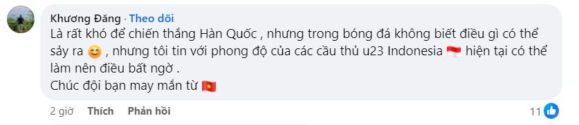 CĐV Đông Nam Á dự đoán tỷ số như mơ trận U23 Indonesia gặp Hàn Quốc 451040