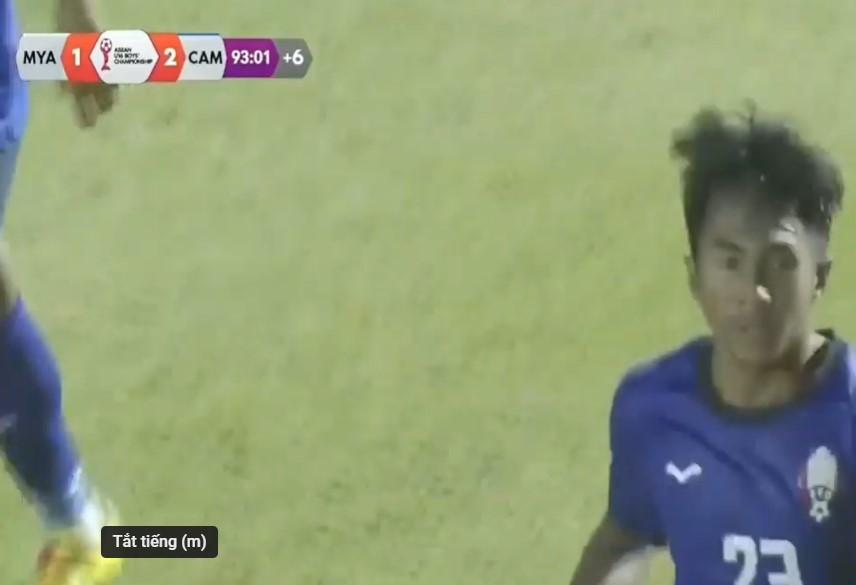 Trực tiếp U16 Myanmar 1-1 U16 Campuchia: Rượt đuổi kịch tính 485682