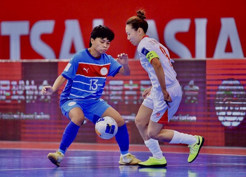 Trực tiếp futsal nữ Việt Nam 1-0 Philippines: Khai thông bế tắc