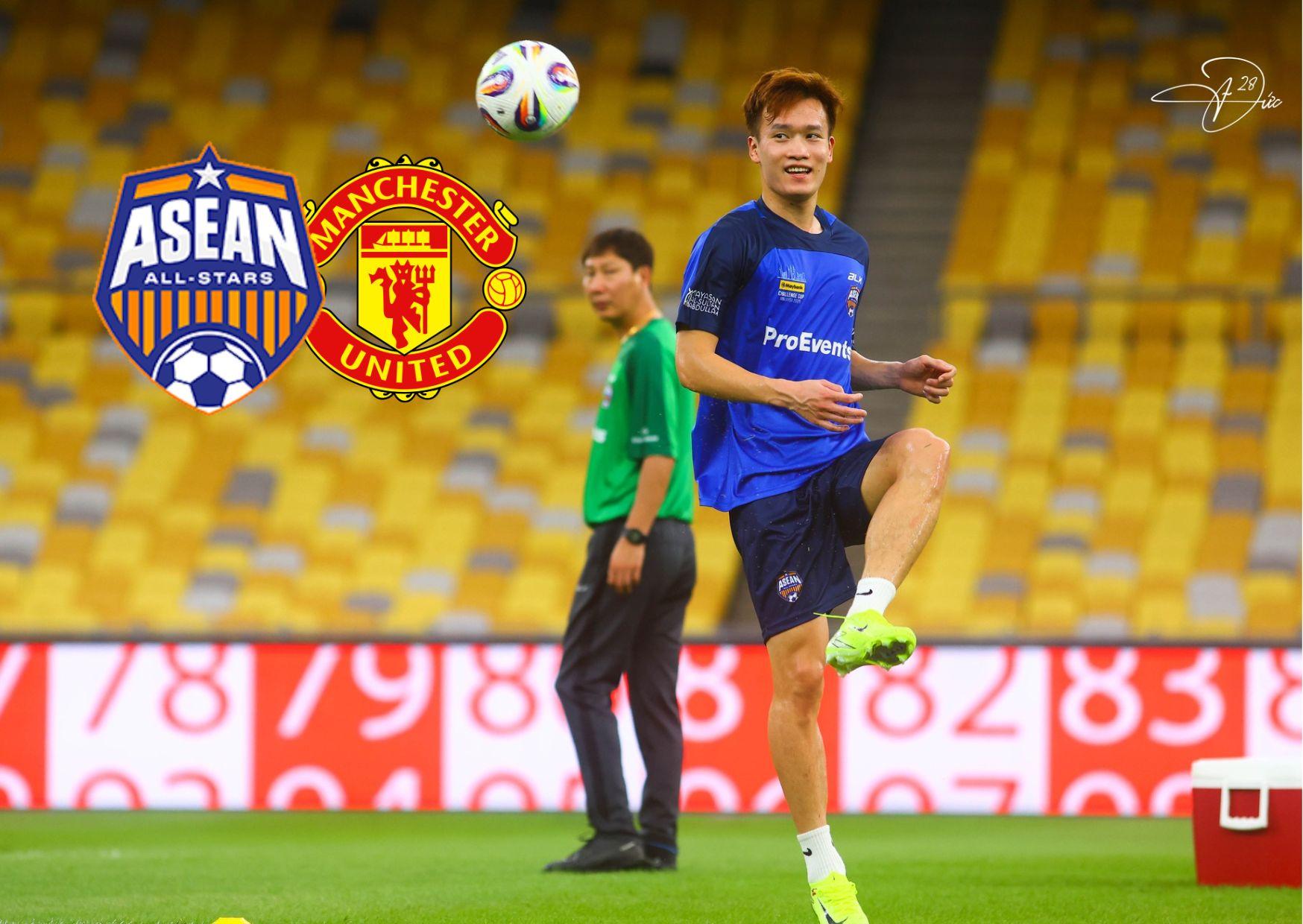Hoàng Đức đá chính trận ASEAN All-Stars vs MU?