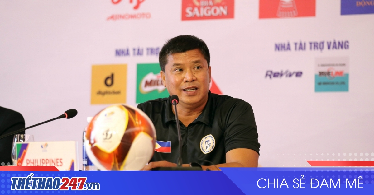 thumbnail - HLV U23 Philippines: 'Cầm hòa U23 Việt Nam là thành tựu của chúng tôi'