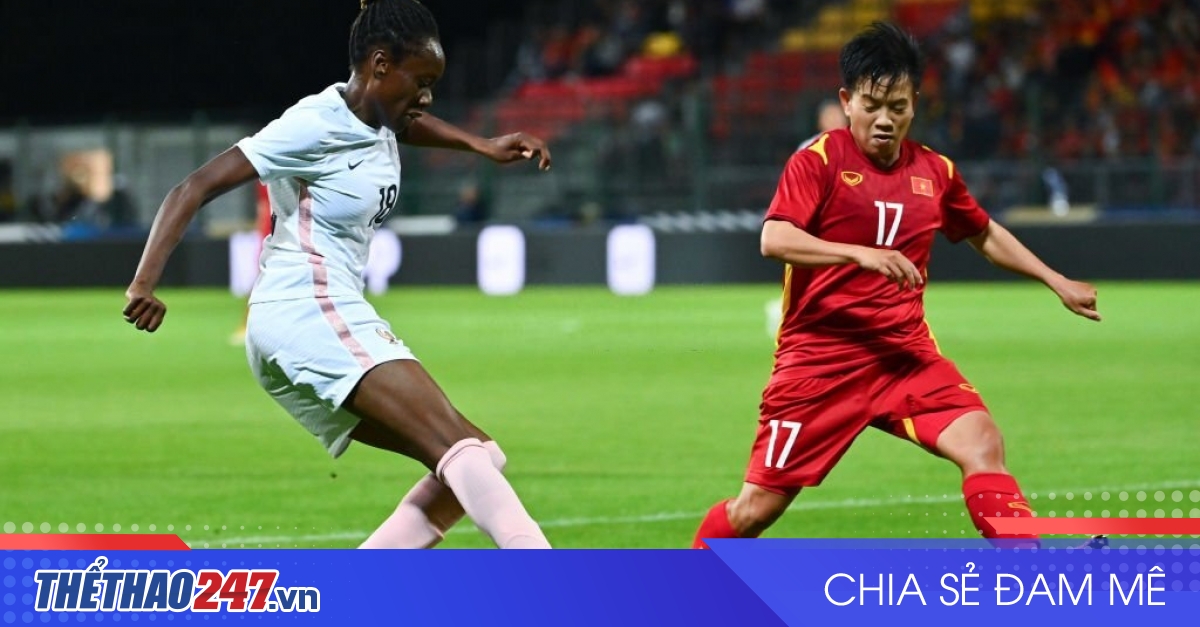 ĐT nữ Việt Nam nhận thất bại đậm trước đội bóng số 3 thế giới