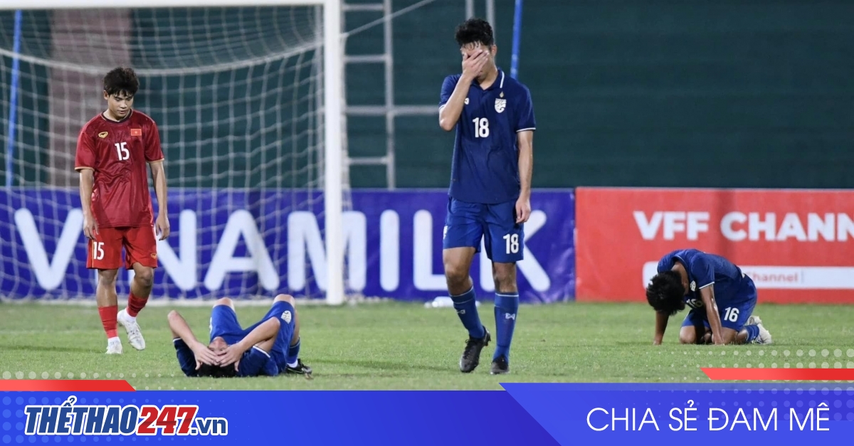 Bóng đá trẻ Thái Lan không thể thắng Việt Nam trong 5 năm gần đây
