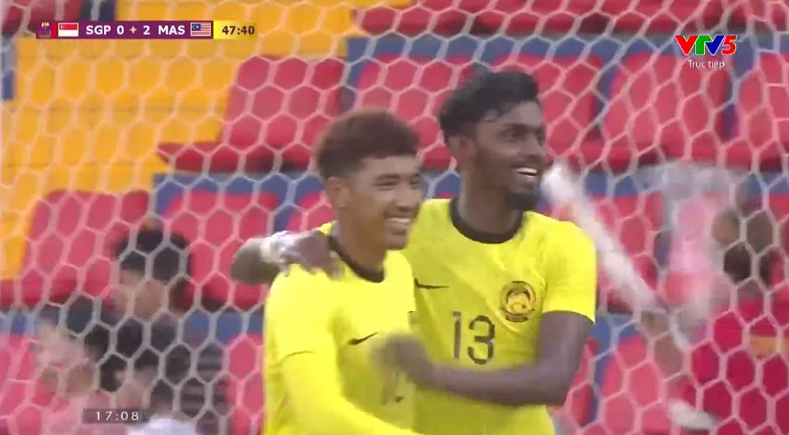 Trực tiếp U22 Malaysia 3-0 U22 Singapore: Mưa bàn thắng 278960