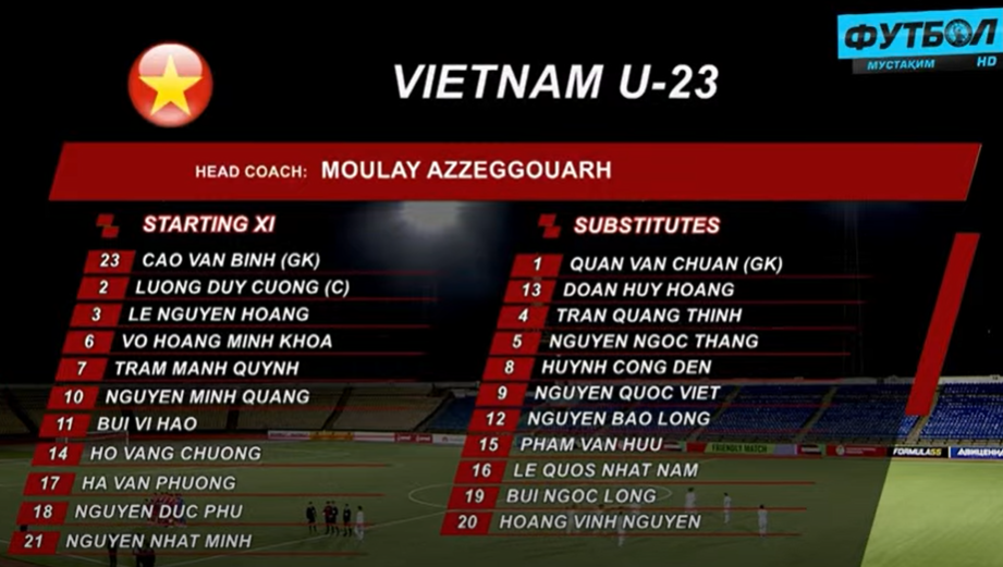 Trực tiếp U23 Việt Nam vs U23 Tajikistan: Đã có link xem 428083