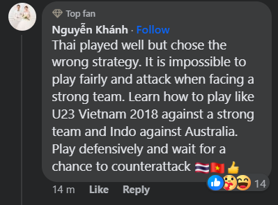 CĐV Đông Nam Á bình luận sôi nổi về trận thua thảm của U23 Thái Lan 447293