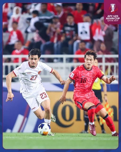 Trực tiếp U23 Indonesia 2-2 U23 Hàn Quốc: Về vạch xuất phát 451686