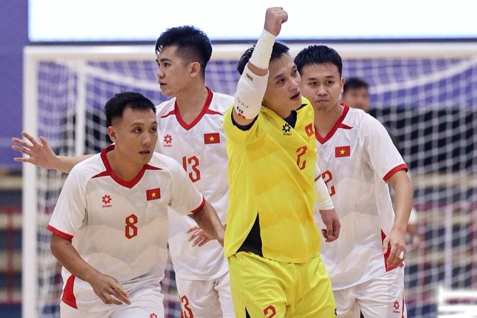 Thắng nghẹt thở Indonesia, ĐT futsal Việt Nam trở lại đường đua vô địch SEA Games 33