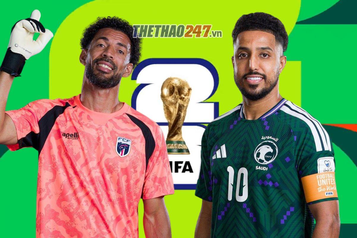 Trực tiếp bóng đá Cape Verde vs Ả Rập Xê Út: Đã có đội hình xuất phát