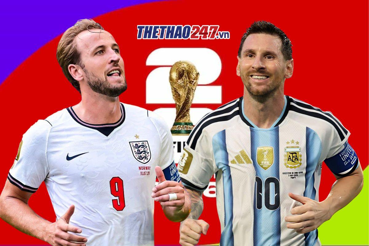 Nhận định Anh vs Argentina: Messi đấu thế hệ vàng ĐT Anh