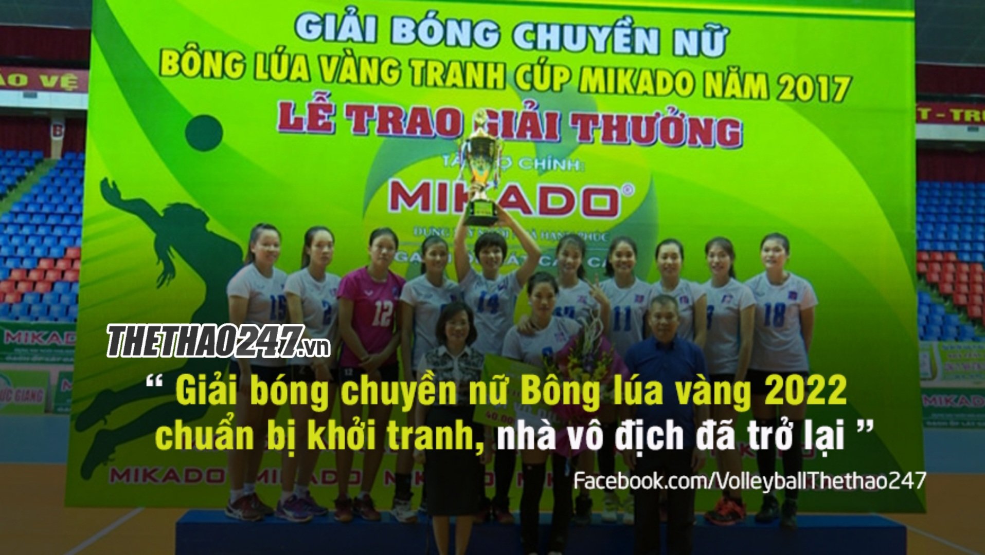 thumbnail - Geleximco Thái Bình 'hồi sinh' giải bóng chuyền nữ Bông lúa vàng