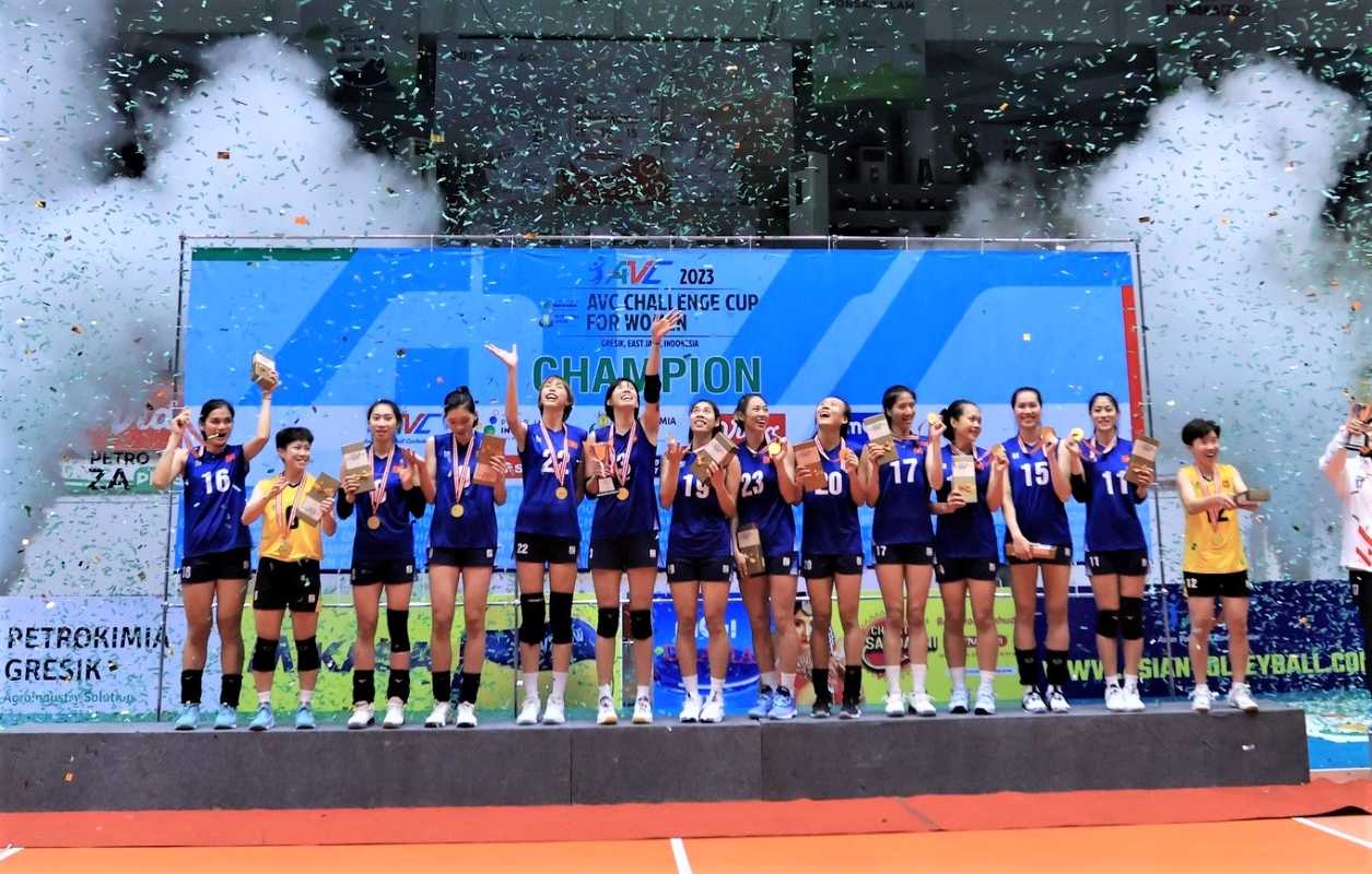 Trao thưởng cá nhân và đồng đội Challenger Cup châu Á 2023: Việt Nam vô địch-296156