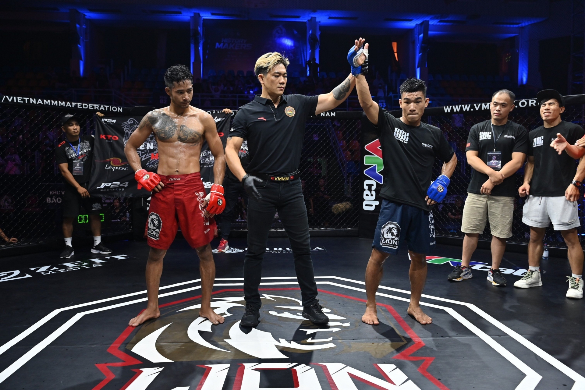 Đả bại Trần Minh Nhựt, Trần Ngọc Lượng giành chiến thắng thứ 3 liên tiếp tại MMA LION Championship 301018